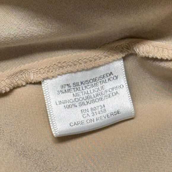 BCBG MaxAzria Sz 8 Silk Halter Dress Ombre Boho Prom Formal Tie Y2K Fairy A-Line - Picture 13 of 16